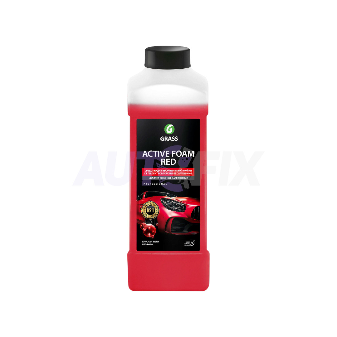 GRASS 800001 средство для бесконтактной мойки Active Foam Red канистра 1л