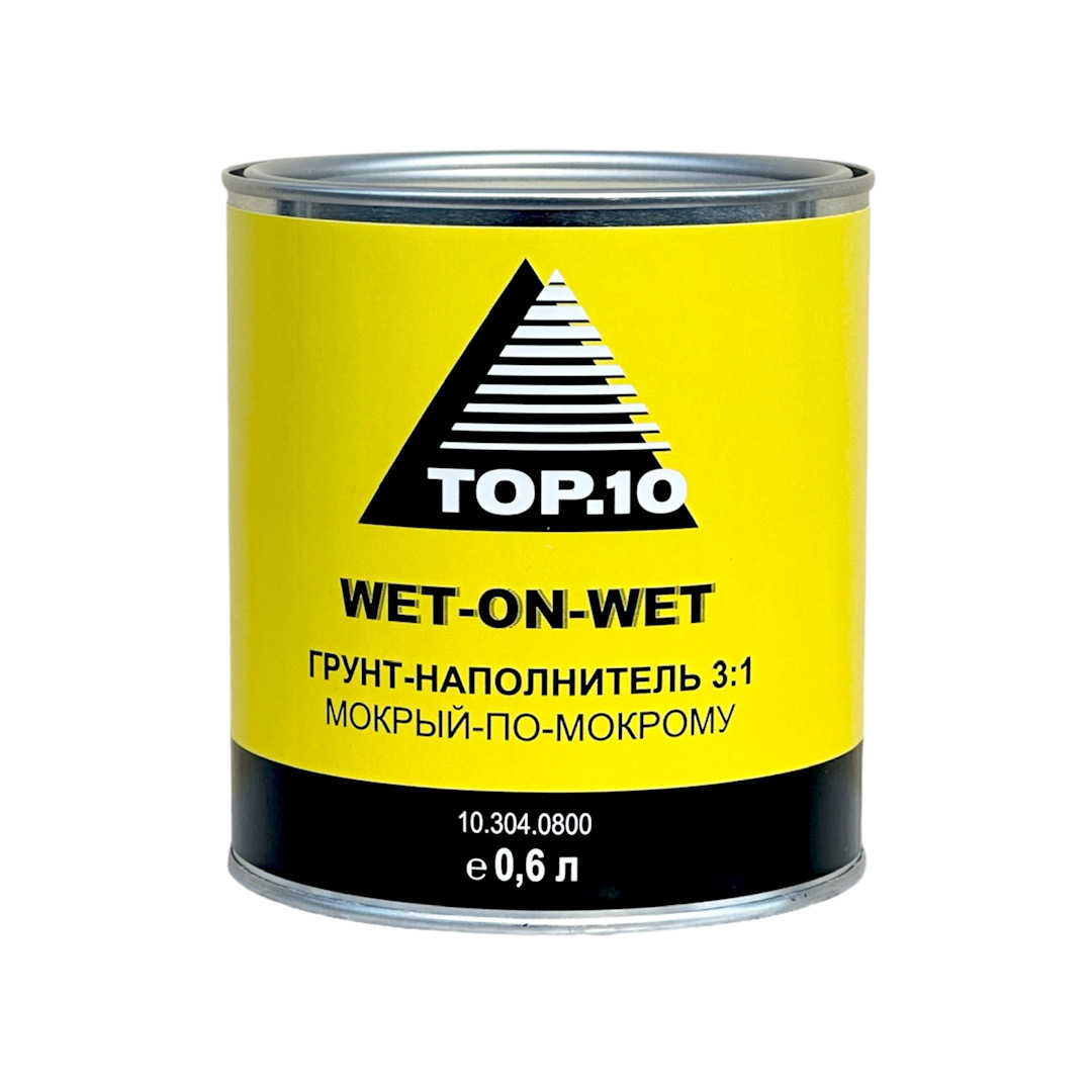 TOP.10 грунт-наполнитель 10.304.0800 2K Wet-On-Wet 3:1 серый 0.6+0.2л —  autofix.by