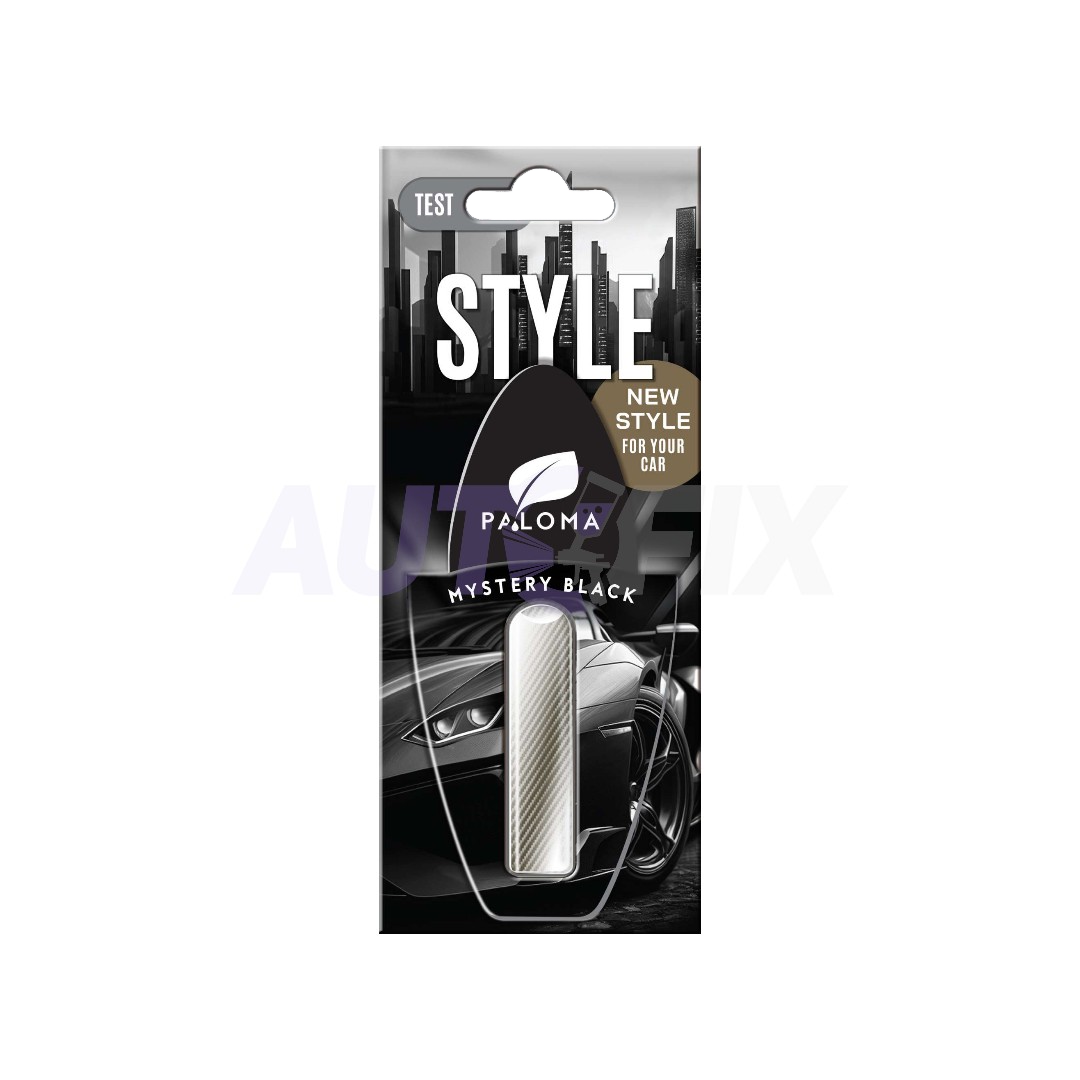 PALOMA ароматизатор автомобильный STYLE New подвесной Mystery Black