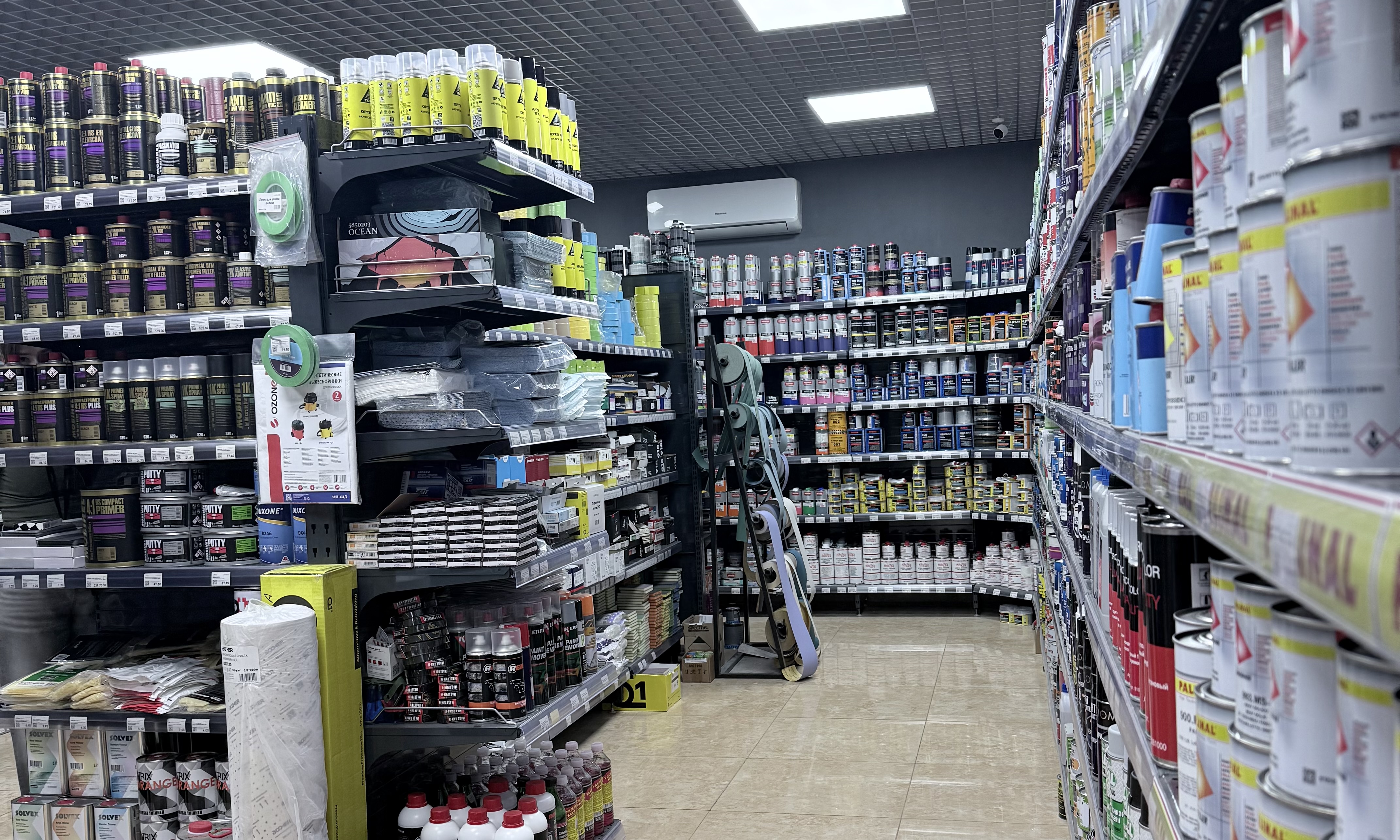 Магазин материалов: всё для кузовного ремонта в Полоцке