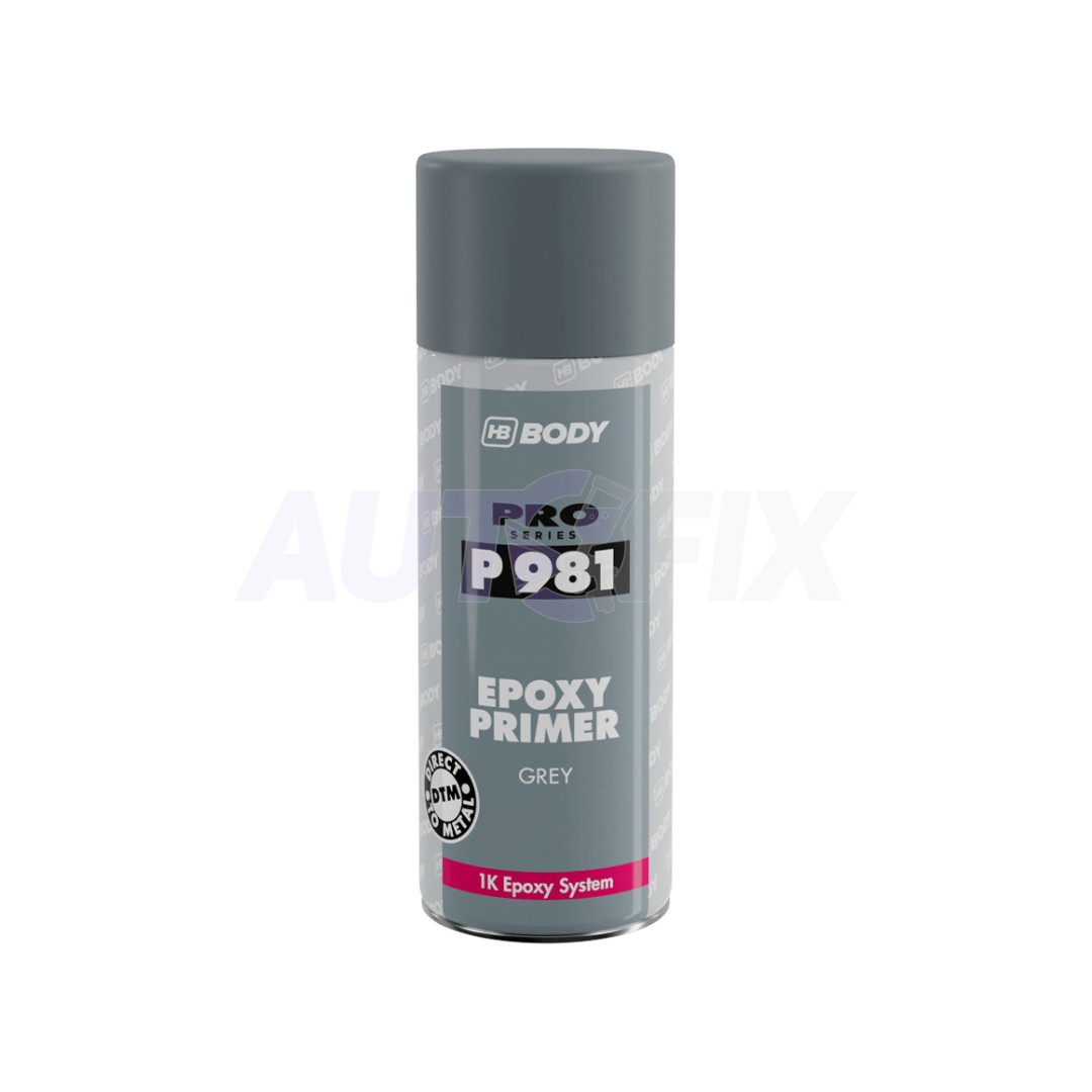 HB BODY 1K грунт эпоксидный P981 Epoxy Primer серый аэрозоль 400мл