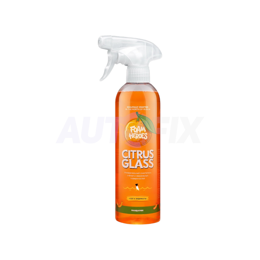 FOAM HEROES универсальный очиститель стекол Citrus Glass мандарин 500мл