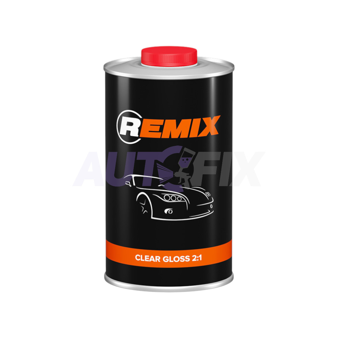 REMIX лак акрил-уретановый Clear Gloss 2:1 с отвердителем 1.0+0.5л