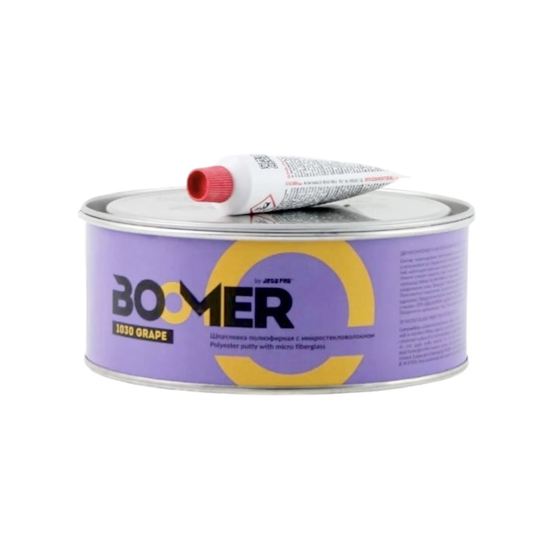 BOOMER шпатлевка полиэфирная 1030 Grape c микростекловолокном 1.0кг