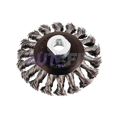 ROCKFORCE кордщетка дисковая BWD104 жесткая на резьбе М14 100мм