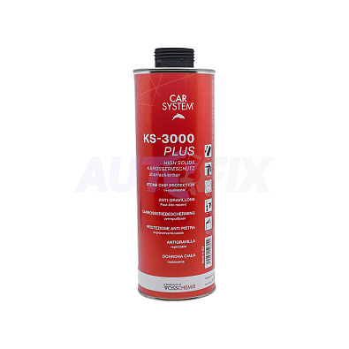 CAR SYSTEM антигравийное покрытие KS-3000 Plus HS черное 1л