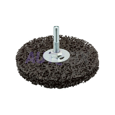 OTRIX круг зачистной 100мм с адаптером под дрель черный