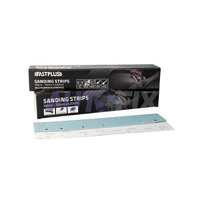 FASTPLUS шлифовальная полоска 70*420мм B65 Blue Ceramic P320