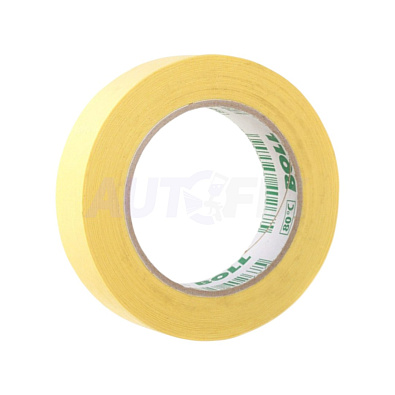 BOLL малярная лента 80C Masking Tape желтая 30мм*50м