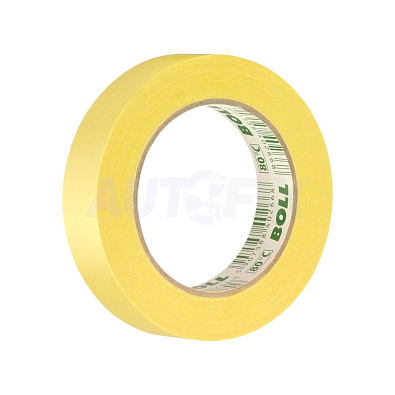 BOLL малярная лента 80C Masking Tape желтая 25мм*50м