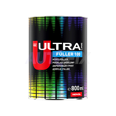 ULTRA грунт акриловый Fuller 100 графитовый 0.8+0.16л