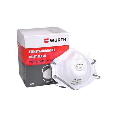 WURTH респиратор защитный FFP2 NR D Light 0899121106 с клапаном