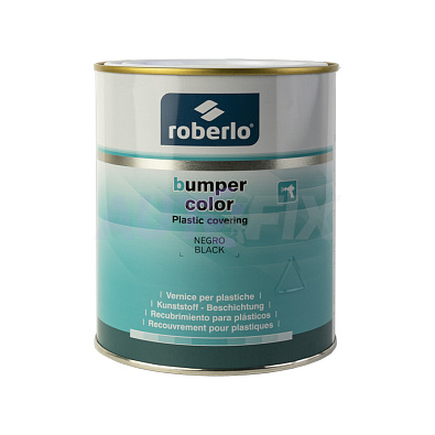 ROBERLO структурное покрытие для пластика Bumper Color черный 1.0л