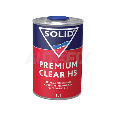 SOLID лак акрил-уретановый Premium Clear HS комплект 1.0+0.5л