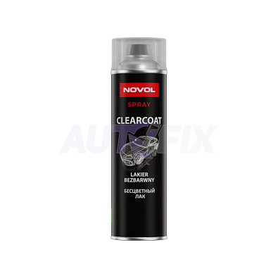 NOVOL Spray лак акриловый Clearcoat глянцевый 500мл