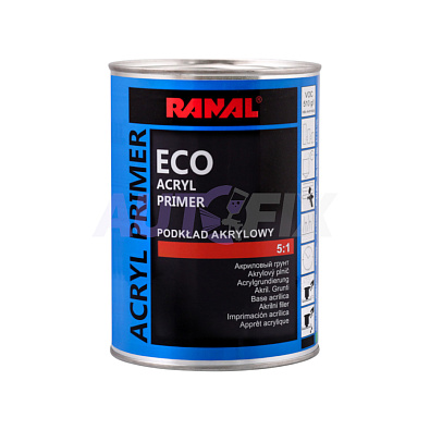RANAL грунт акриловый ECO черный 0.75+0.16л