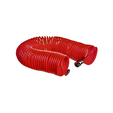 MATRIX шланг воздушный спиральный с быстросъемами 57006 15м