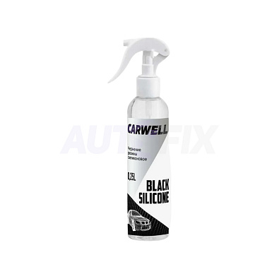 CARWELL чернитель резины силиконовый Black Silicone с триггером 0.25л