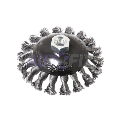 ROCKFORCE кордщетка дисковая BWD145 жесткая на резьбе М14 115мм