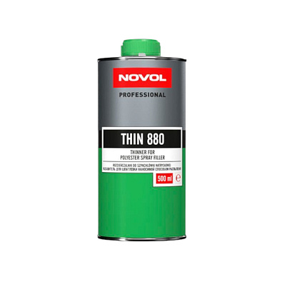 NOVOL разбавитель Thin 880 для жидкой шпатлевки 0.5л
