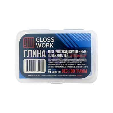 GLOSSWORK глина для обработки кузова Detailing Clay 100г