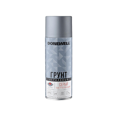 DONEWELL DW-2101 грунт акриловый универсальный серый 520мл