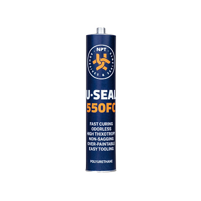 U-SEAL клей-герметик 550FC эластичный быстросохнущий черный 310мл