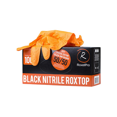ROXELPRO нитриловые перчатки Nitrile Gloves Roxtop размер L 50 пар