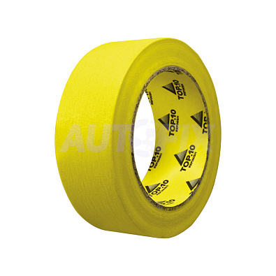 TOP.10 лента маскировочная влагостойкая 50мм*40м желтая