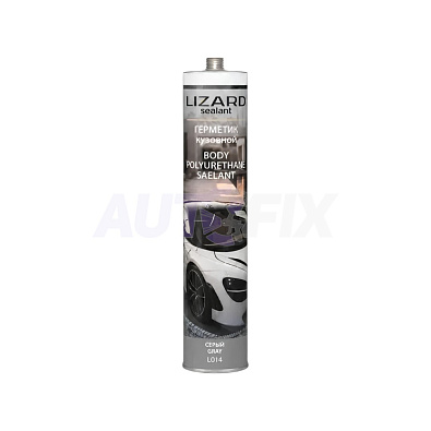 LIZARD герметик кузовной шовный Body PU Sealant серый L014 380г / 310мл