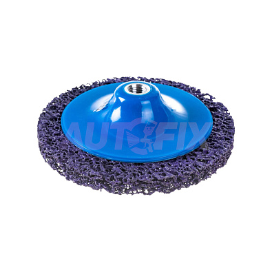 РМ-90504 круг для снятия ржавчины фиолетовый d=150мм на резьбе М14