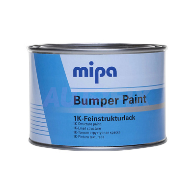 MIPA краска для бампера Bumper Paint черная 0.5л