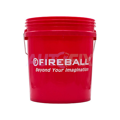 FIREBALL ведро для мойки и детейлинга красное FB-BGT-red 18л