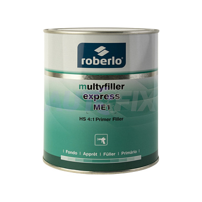 ROBERLO грунт Multyfiller Express 4:1 HS ME1 светло-серый 1.0+0.25л