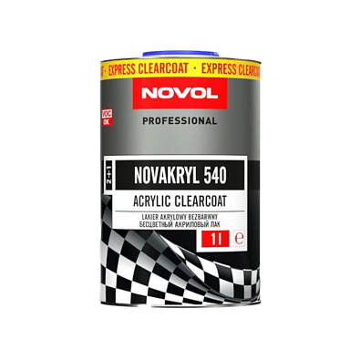 NOVOL лак акриловый Novakryl 540 SR с отвердителем 1.0+0.5л
