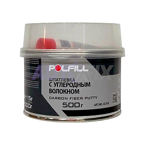 POLFILL шпатлевка с углеволокном CARBON 0.5кг