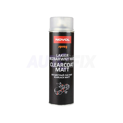 NOVOL Spray лак акриловый Clearcoat Matt матовый 500мл