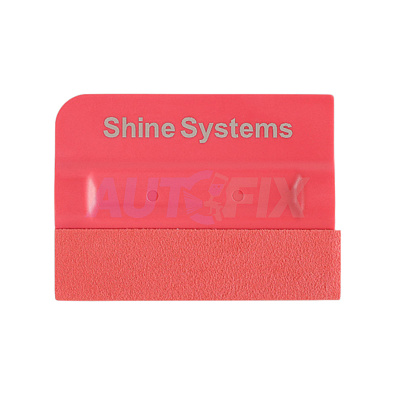 SHINE SYSTEMS ракель магнитный с оранжевой замшей Pro-Tint Bondo 10*7.2см SS105