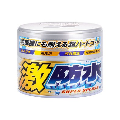 SOFT99 00341 полироль для кузова защитный Water Block Wax для светлых авто 300гр