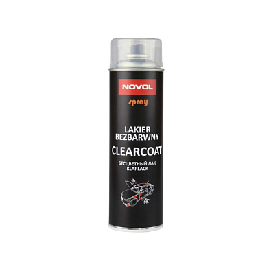 NOVOL Spray лак акриловый Clearcoat глянцевый 500мл