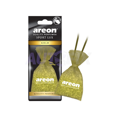AREON ароматизатор воздуха Sport Lux Pearls подвесной Gold
