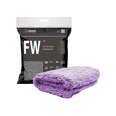 DETAIL DT-0244 микрофибровая салфетка для располировки FW Finish Wipe