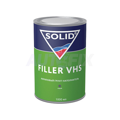 SOLID грунт акриловый 2K Filler VHS low voc серый 1.0+0.25л