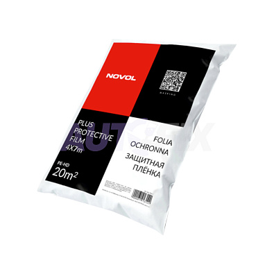 NOVOL пленка защитная укрывочная 4*7м 28м2 7мкм