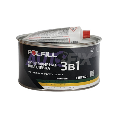POLFILL шпатлевка универсальная 3 в 1 1.8кг