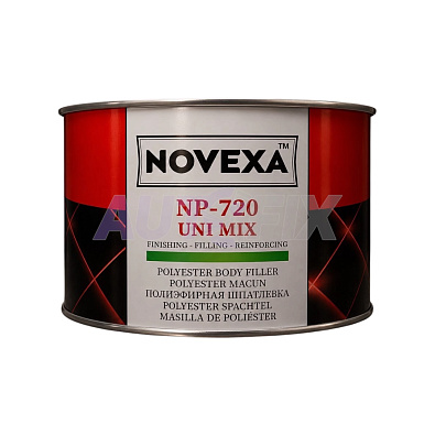 NOVEXA шпатлевка универсальная 3 в 1 NP-720 Uni Mix 1.60+0.04кг