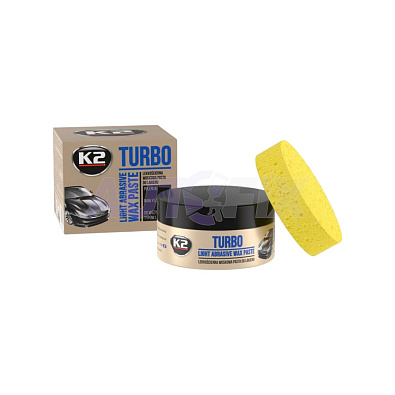 K2 полироль восковая для полировки кузова Turbo с аппликатором 250г