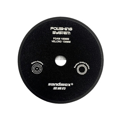 SANDWOX круг полировальный 815 черный гладкий 150мм