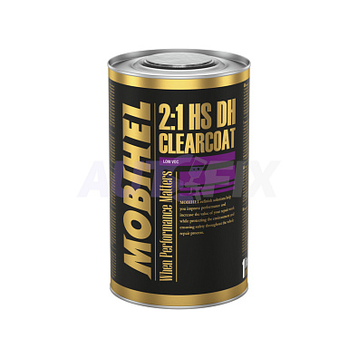 MOBIHEL лак бесцветный 2:1 DH low VOC с отвердителем 1.0+0.5л