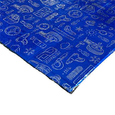 DC TECHNOLOGY шумоизоляция 4-х слойная 0.50*0.68м 5.0мм синяя Expert Best 5